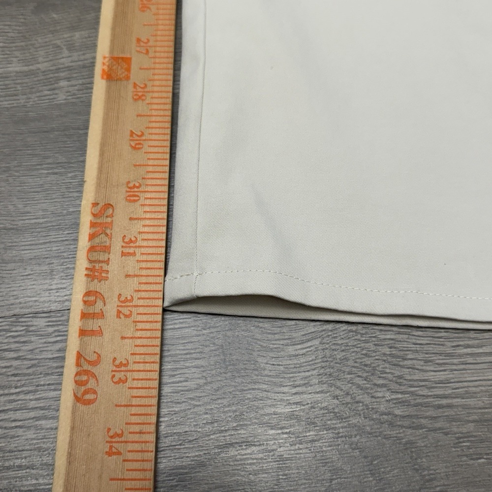Peter Millar EB66 Golf Pants Khaki 40x32 Gray Lightweight 5 Pocket Performance - Picture 13 of 15